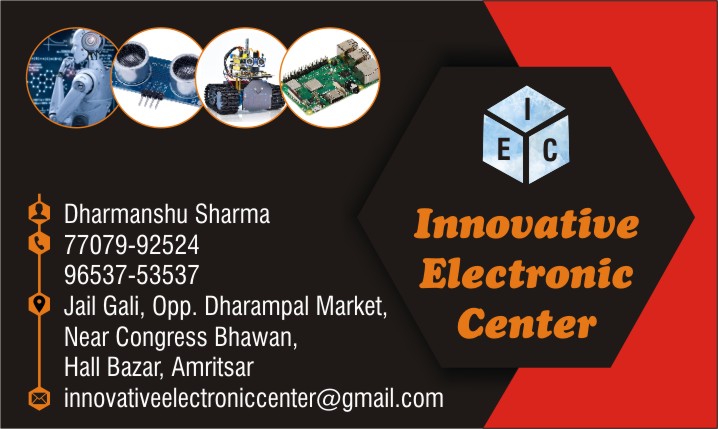 Innovative Electronic Center Business Card Image